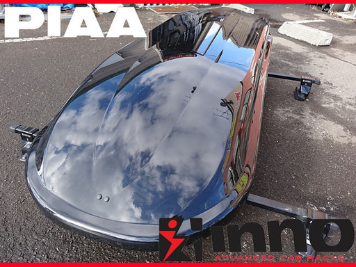 ☆INNO/TENZO☆ルーフボックス ルーフバー/取付金具付き 鍵/スペア有り