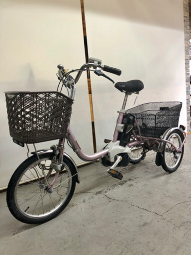 パナソニック かろやかライフ 12ah エコナビ 三輪 電動自転車 電動アシスト