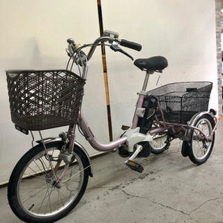 パナソニック かろやかライフ 12ah エコナビ 三輪 電動自転車 電動アシストの画像