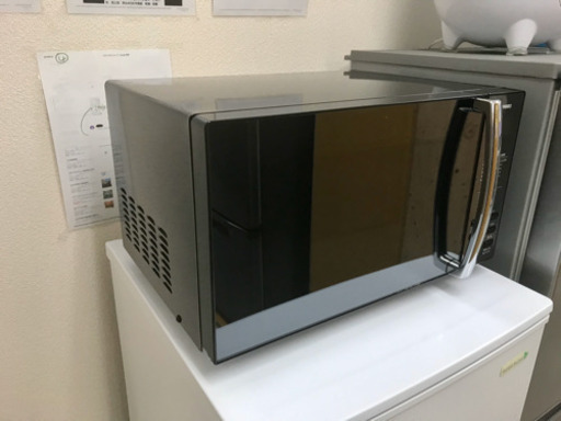 【リサイクルサービス八光　田上店　安心の3か月保証　配達・設置OK】ツインバード ミラーガラスフラット電子レンジ ブラック DR-D269B