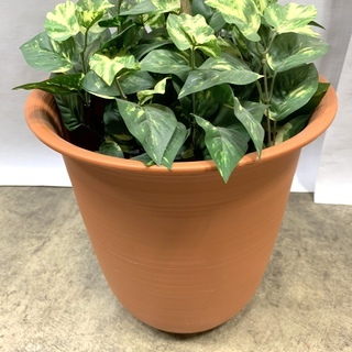 高級ホテル特注品 フェイクグリーン 人工観葉植物 人工樹木 高さ180cm 造花 鉢植え インテリア ディスプレイ 玄関 店舗 プラスチック製鉢植え⑪の画像