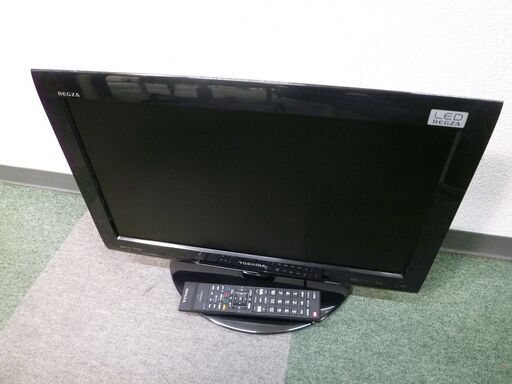 TOSHIBA 東芝 液晶テレビ REGZA レグザ 22RE1 ブラック 22V型 2010年製？ B-CASカード無し リモコン有