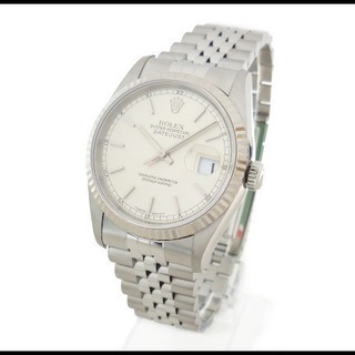 美品 ROLEX ロレックス デイトジャスト 16234 シルバ...
