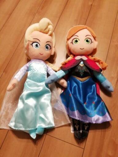 （お話中）【タグ付き未使用品】☆アナと雪の女王　ジャンボぬいぐるみ☆