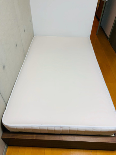 【最高級】無印良品　セミダブルマットレス＆収納ベッド　増量タイプ　超高密度ポケットコイルマットレス