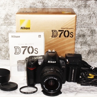 極上美品＆金元箱付★一眼初心者入門機★ニコン Nikon D70S レンズセットの画像