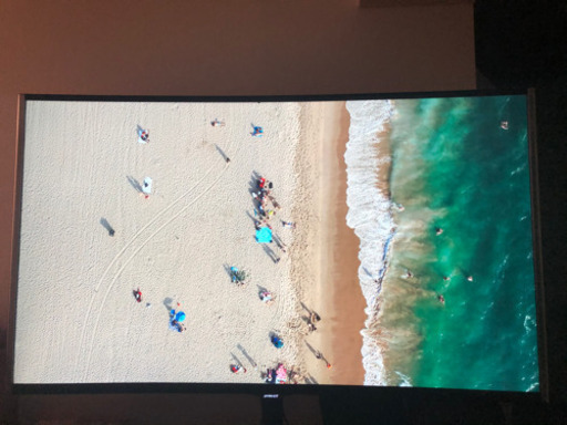 [中古]4K 55型 曲面液晶モニター JAPANNEXT