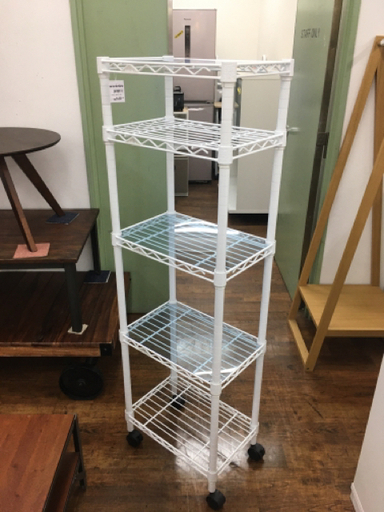 エレクタ スチールラック キャスター付