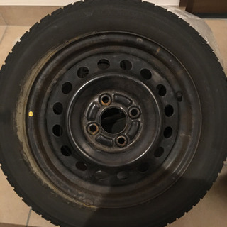 155 65 r14 鉄チンスタッドレスタイヤセット