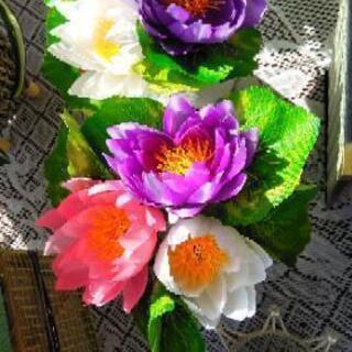 造花のアレンジフラワー