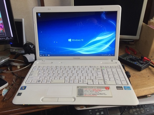 直に使用出来ます。東芝dynabook B351/25E 美品です。Windows10 64BT  テンキー付き