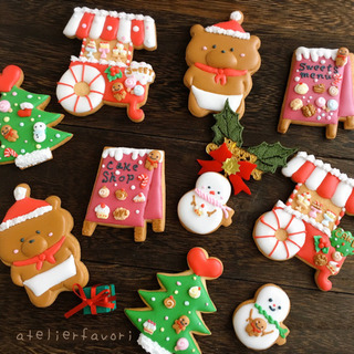 初心者ok クリスマスアイシングクッキーレッスン☆川越市の画像