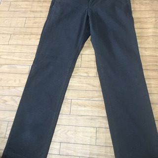 値下げ　ユニクロ　コットンパンツ　黒　82cm
