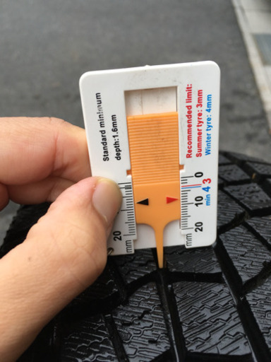 コンパクトカー スタッドレス 175/65R14 バリ山