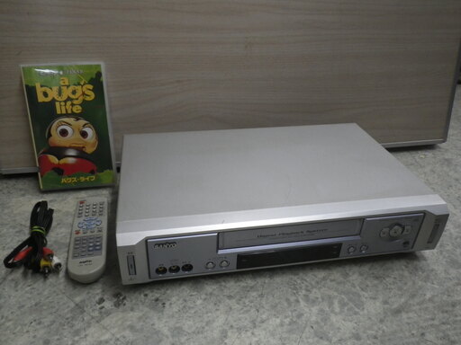 ■動作品■サンヨー　ビデオテープレコーダービデオデッキ VHS  VZ-H24 リモコン付