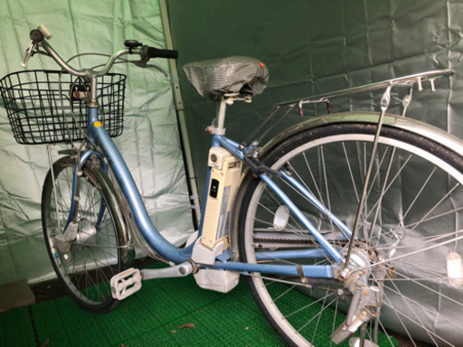 SANYO電動ハイブリッド自転車26インチ　バッテリー、充電器付