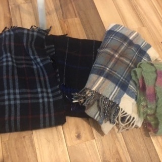 チェックマフラー４点セット