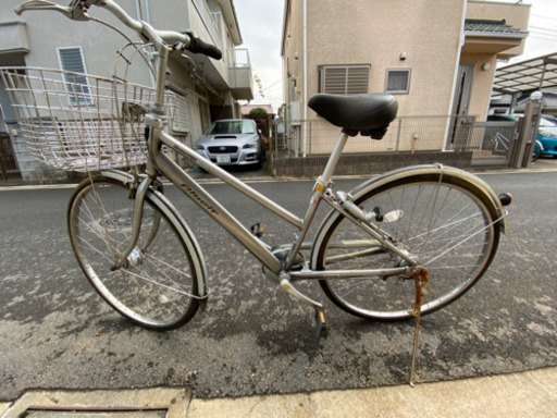 【27インチ自転車】ブリヂストン　アルベルト　お譲りします Albelt ALBELT E B400（アルベルトe） A7SB45/S型フレーム/27インチ 