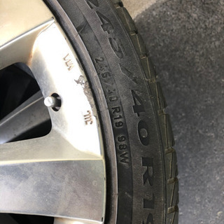 19インチアルミホイール！タイヤ付き！の画像