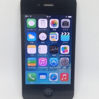 令和元年１１月中　iPhone 4 16GB Black ソフトバンク