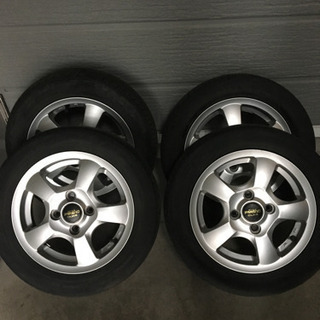 軽のアルミホイールタイヤ
