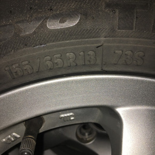 軽のアルミホイールタイヤの画像