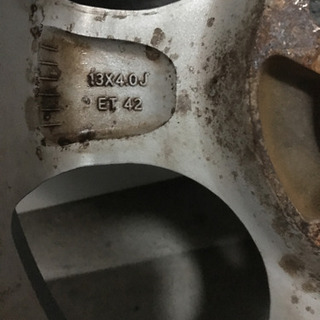 軽のアルミホイールタイヤの画像