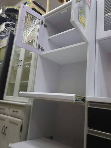 【値下げしました】1127-06 レンジボード 食器棚  未使用品 60×42×180(cm) 福岡 糸島 唐津