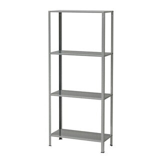 IKEA HYLLIS ヒュッリス シェルフユニット 亜鉛メッキ