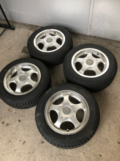 175/65r14 ブリヂストン スタッドレス アルミ付 6JJ オフセット+38 値下げ