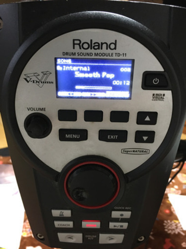 ローランド　Roland　電子ドラムセット　V-Drums　TD-11K 動作音確認済　