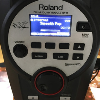 ローランド　Roland　電子ドラムセット　V-Drums　TD-11K 動作音確認済　の画像