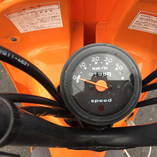 スズキ チョイノリ チョイ乗り 198km 中古 オレンジの画像