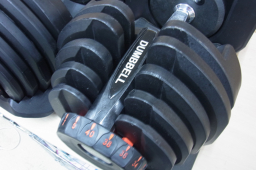 南12条店 DUMBBELL/ダンベル 可変式ダンベル 5～40kg 2個セット 総重量 80kg