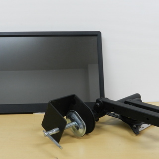 19インチ液晶ディスプレイ＋GREEN HOUSE ディスプレイアーム セットの画像