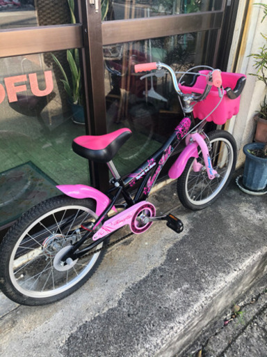 子供用自転車（ピンク）18インチ