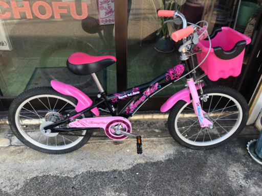 子供用自転車（ピンク）18インチ