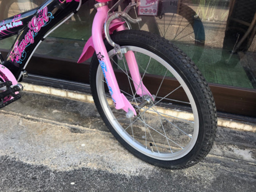 子供用自転車（ピンク）18インチ