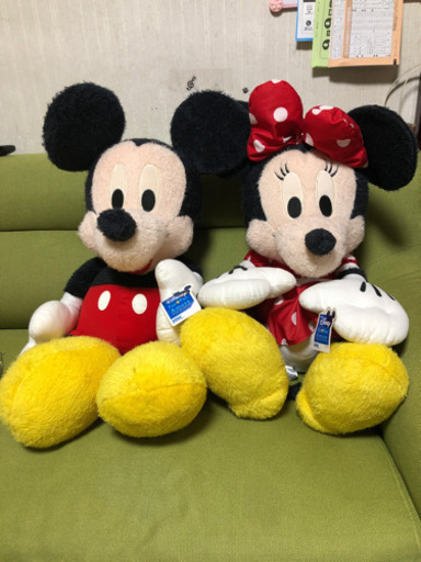 ディズニー　ミッキー、ミニー　ぬいぐるみ