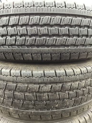 ハイエース等 15インチ アルミホイール 215/70R15 スタッドレスタイヤ 4本セット