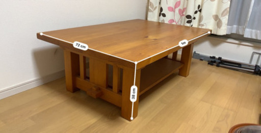 ニトリ木製ローテーブル売ります(取引終了)