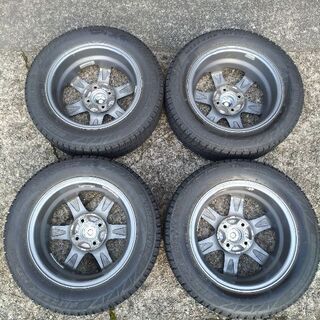 【福井県引取歓迎】タイヤホイールセット175/65R14x5.5J+40　KINO SPORTS ADENAK 　 REVO2　ヴィッツの画像