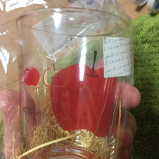 さらに値下げ 未使用 le coeul アップル グラス コップの画像