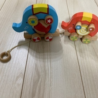 木製ぞうさんおもちゃ