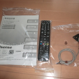 ハイセンス　４Ｋ対応液晶テレビ　ＨＪ５０Ｎ３０００　美品の画像