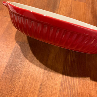 Francfrancの赤いグラタン皿です✨の画像