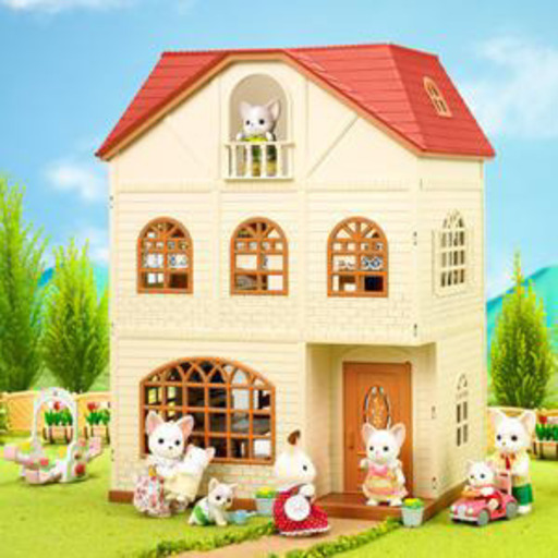 シルバニアファミリー♡三階建てのおしゃれなお家♡ハウス♡美品♡おままごと