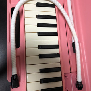 ヤマハ　鍵盤ハーモニカ　ピンク　スペアチューブ付
