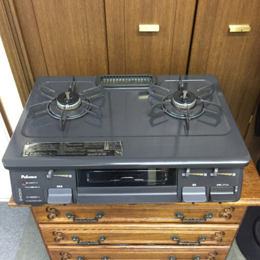 【パロマ】水無片面焼ガスコンロ LP用 IC-N86BS-L 2017年製