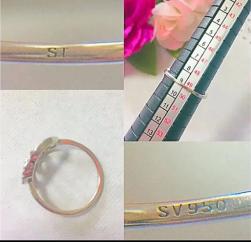 （美品）サマンサティアラ  silver ダブルラウンド リング
